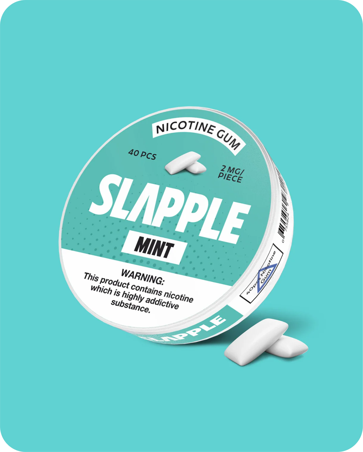 Slapple Nicotine Gum 40ct