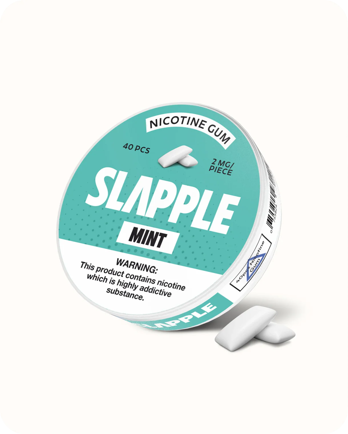 Slapple Nicotine Gum 40ct