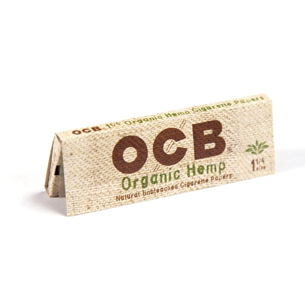 OCB 1.25” Unbleached Organic Hemp Rolling Papers | 24pc Display