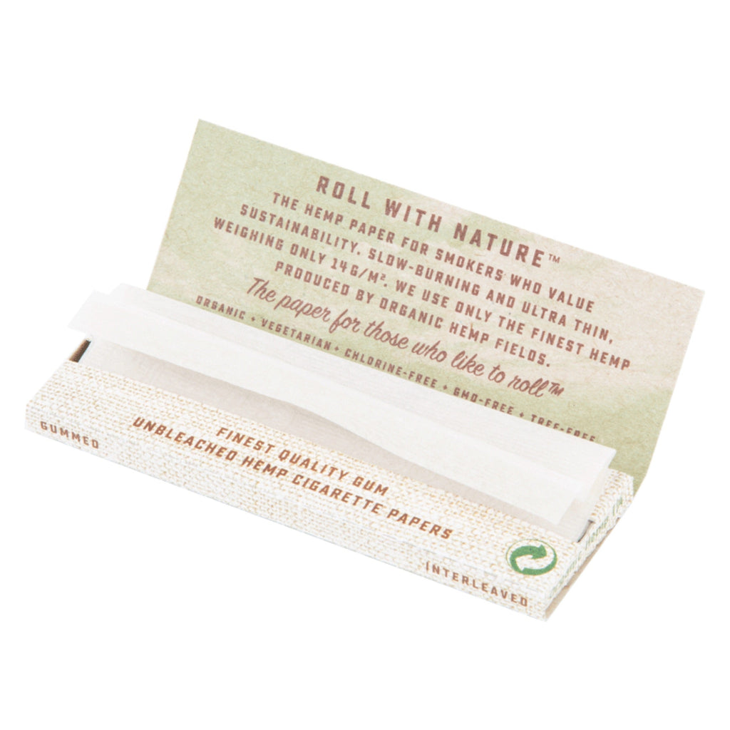 OCB 1.25” Unbleached Organic Hemp Rolling Papers | 24pc Display