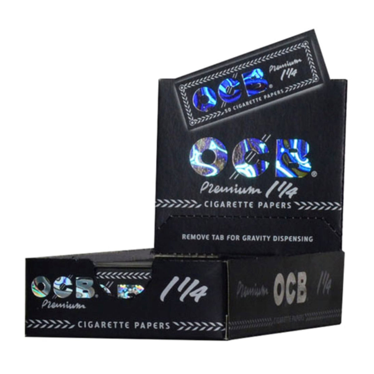 OCB King Slim Premium Rolling Papers | 24pc Display