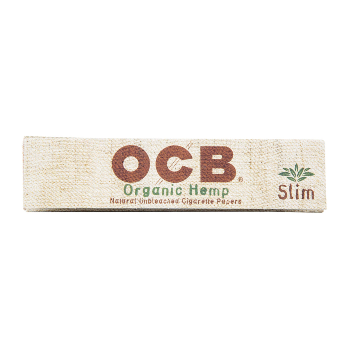 OCB King Slim Unbleached Organic Hemp Rolling Papers | 24pc Display
