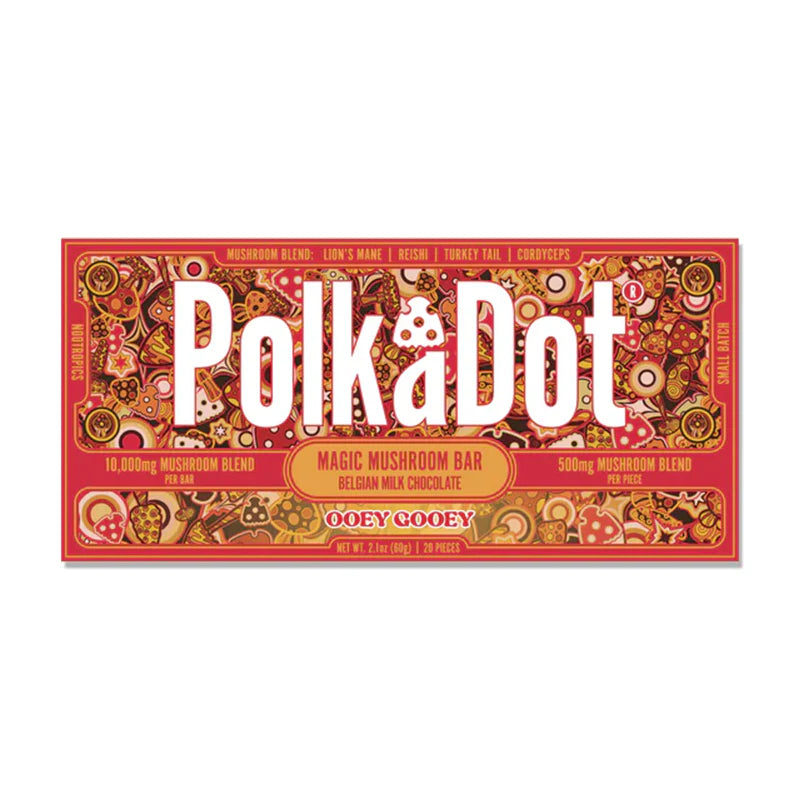 PolkaDot Mushroom Chocolate Bars