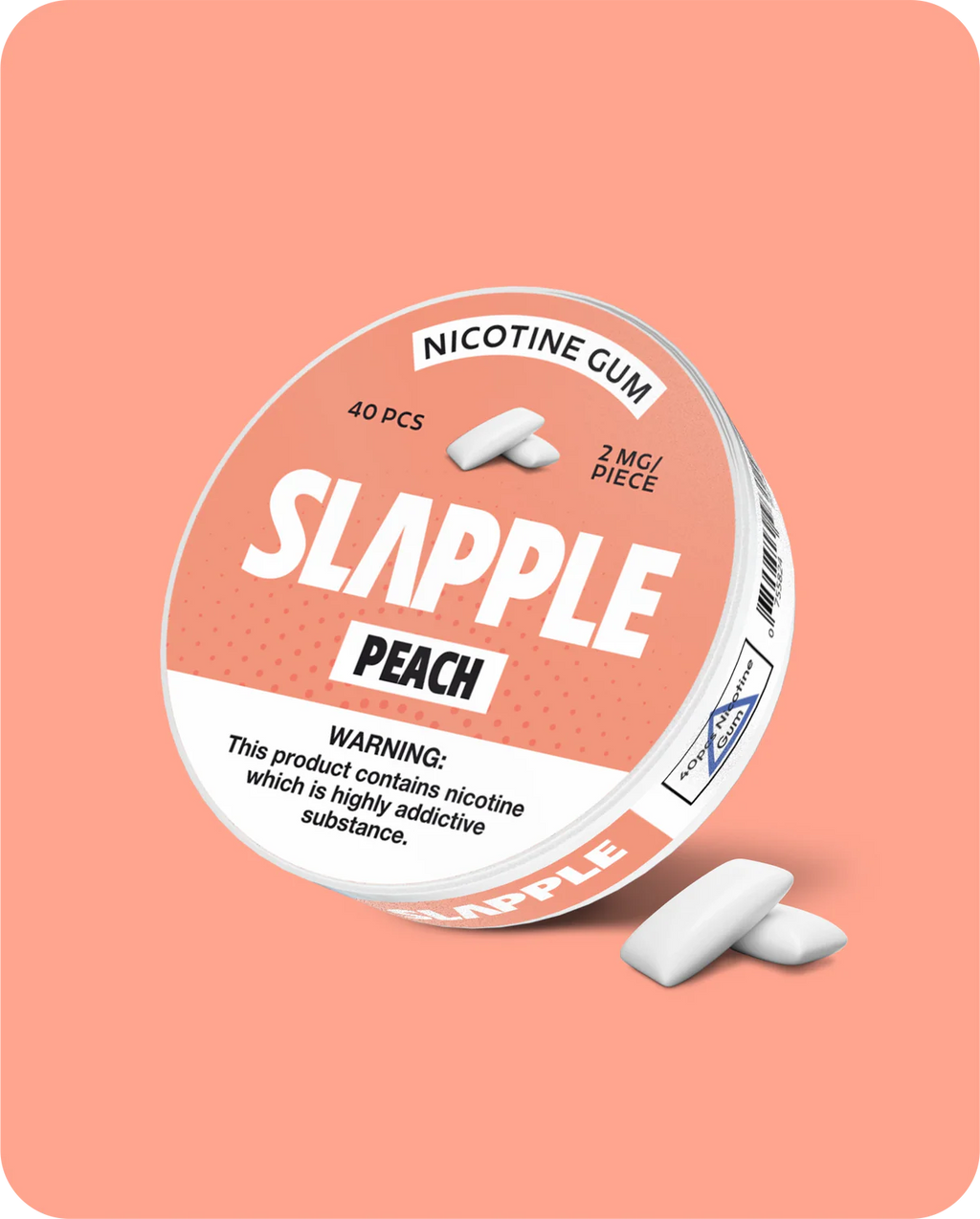 Slapple Nicotine Gum 40ct