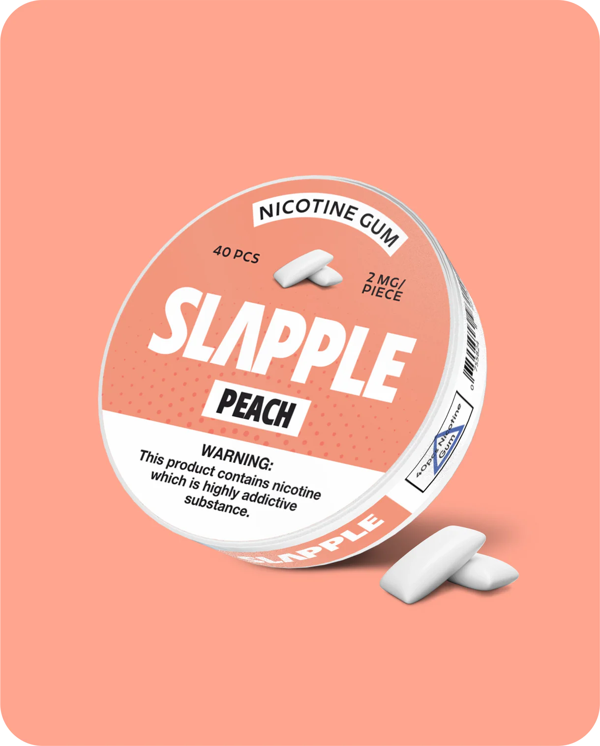 Slapple Nicotine Gum 40ct