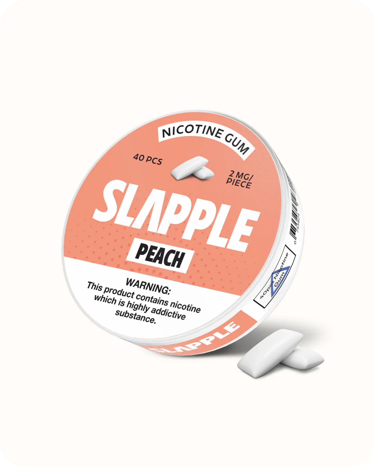 Slapple Nicotine Gum 40ct
