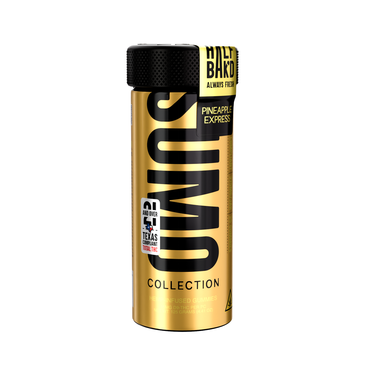 HALF BAK'D SUMO Gold Gummies - Pineapple Express / 25ct