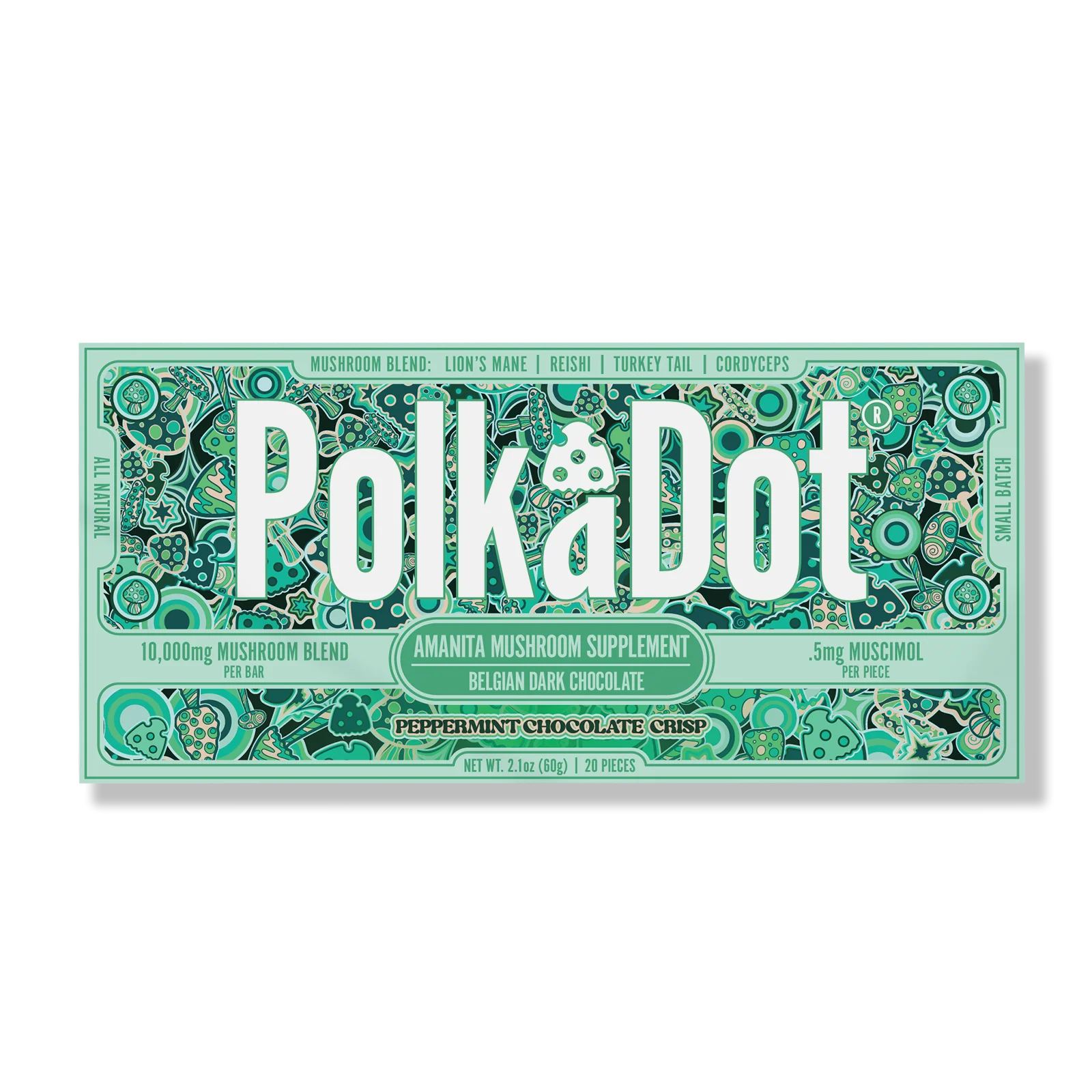 PolkaDot Mushroom Chocolate Bars