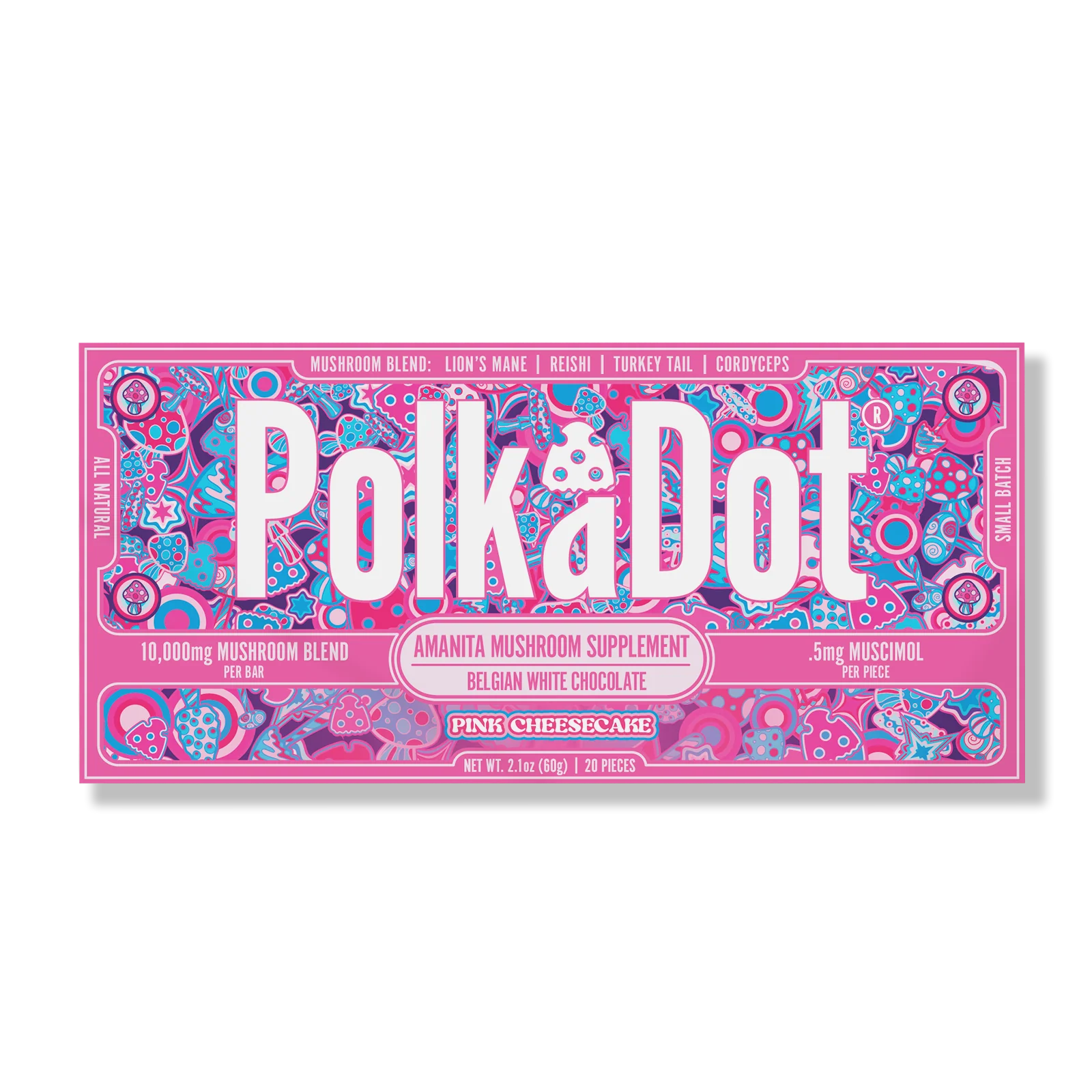 PolkaDot Mushroom Chocolate Bars