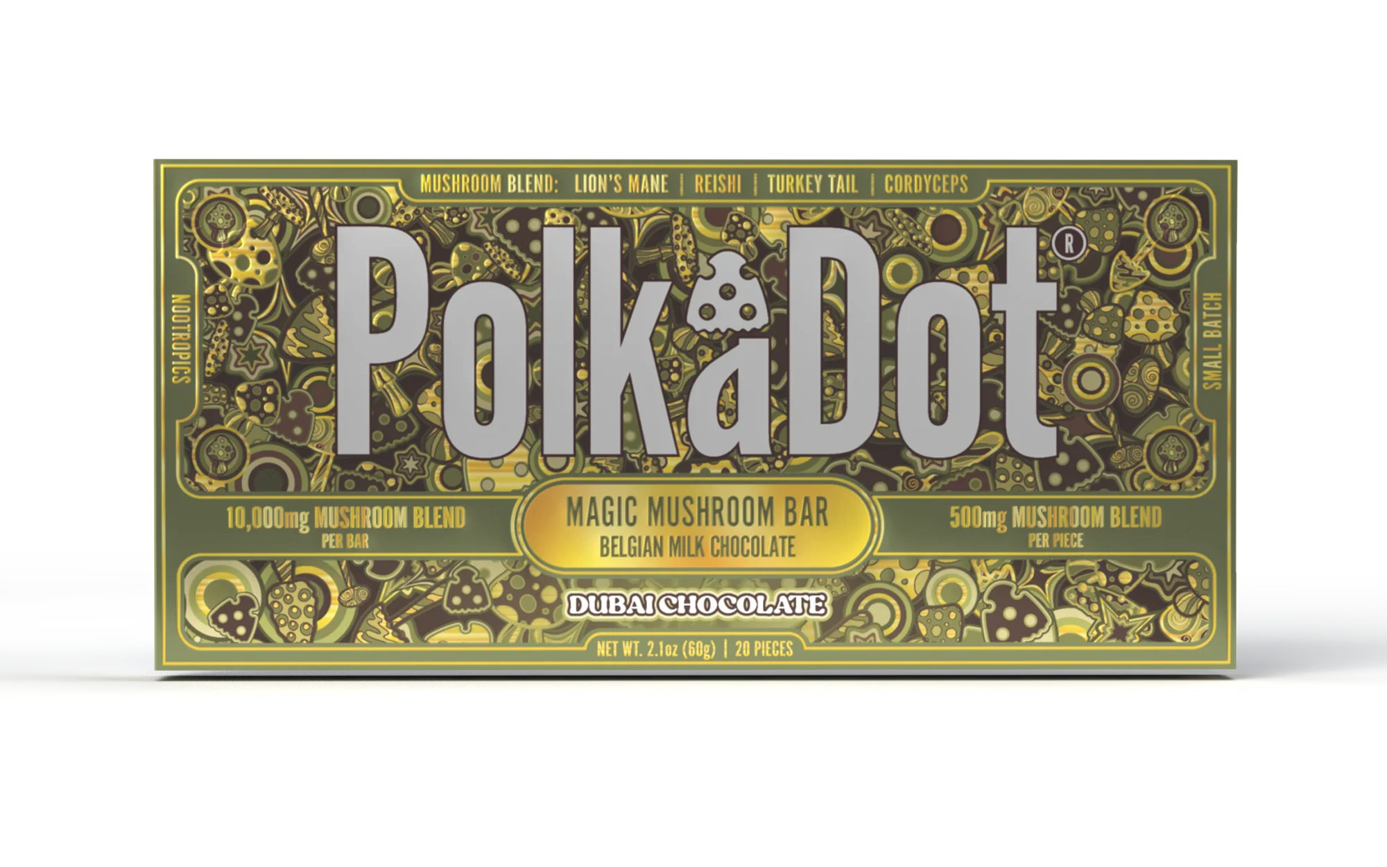 PolkaDot Mushroom Chocolate Bars