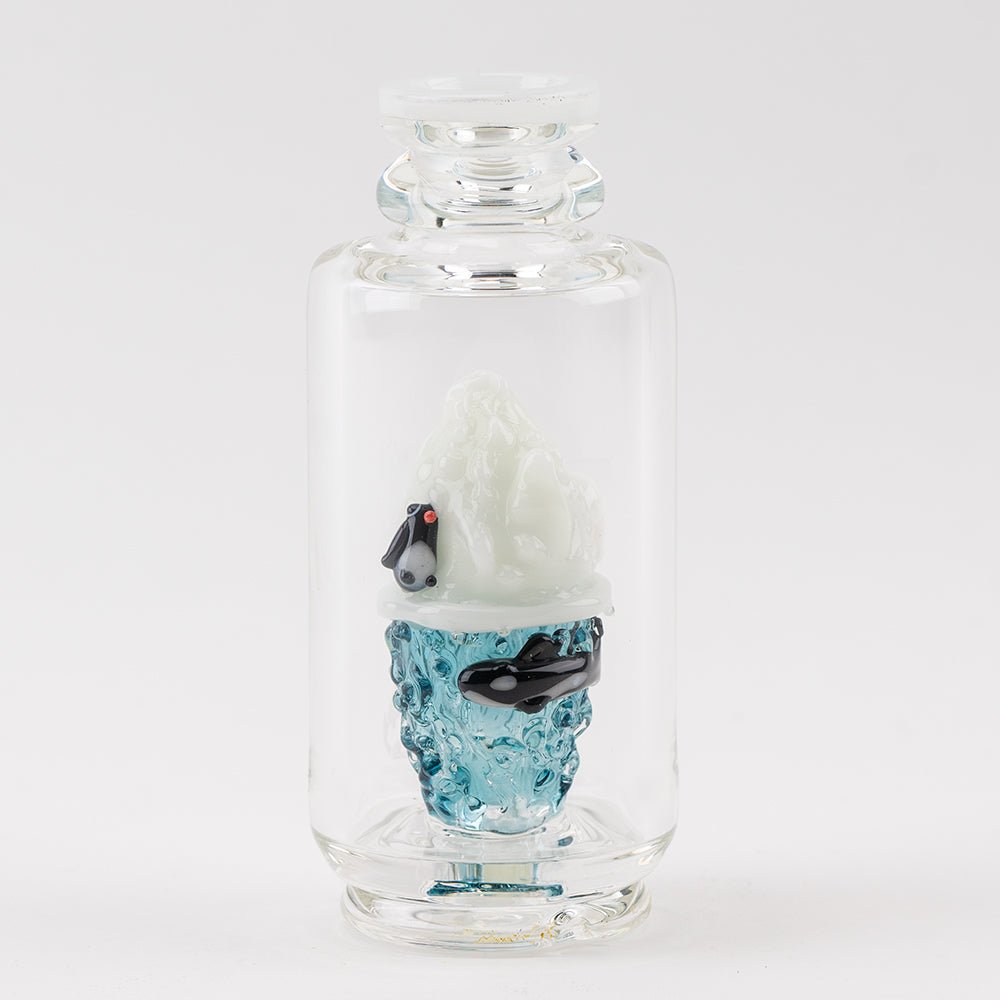 Empire Glassworks Avenge the Arctic Puffco Peak Glass Attachment