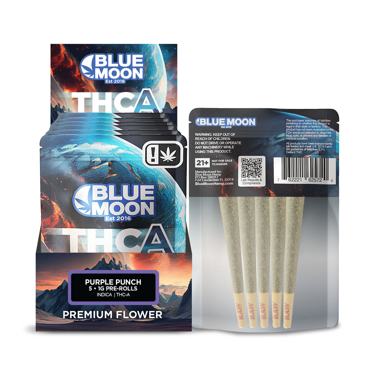 THC-A Purple Punch Pre-Rolls – (10) 5 Packs