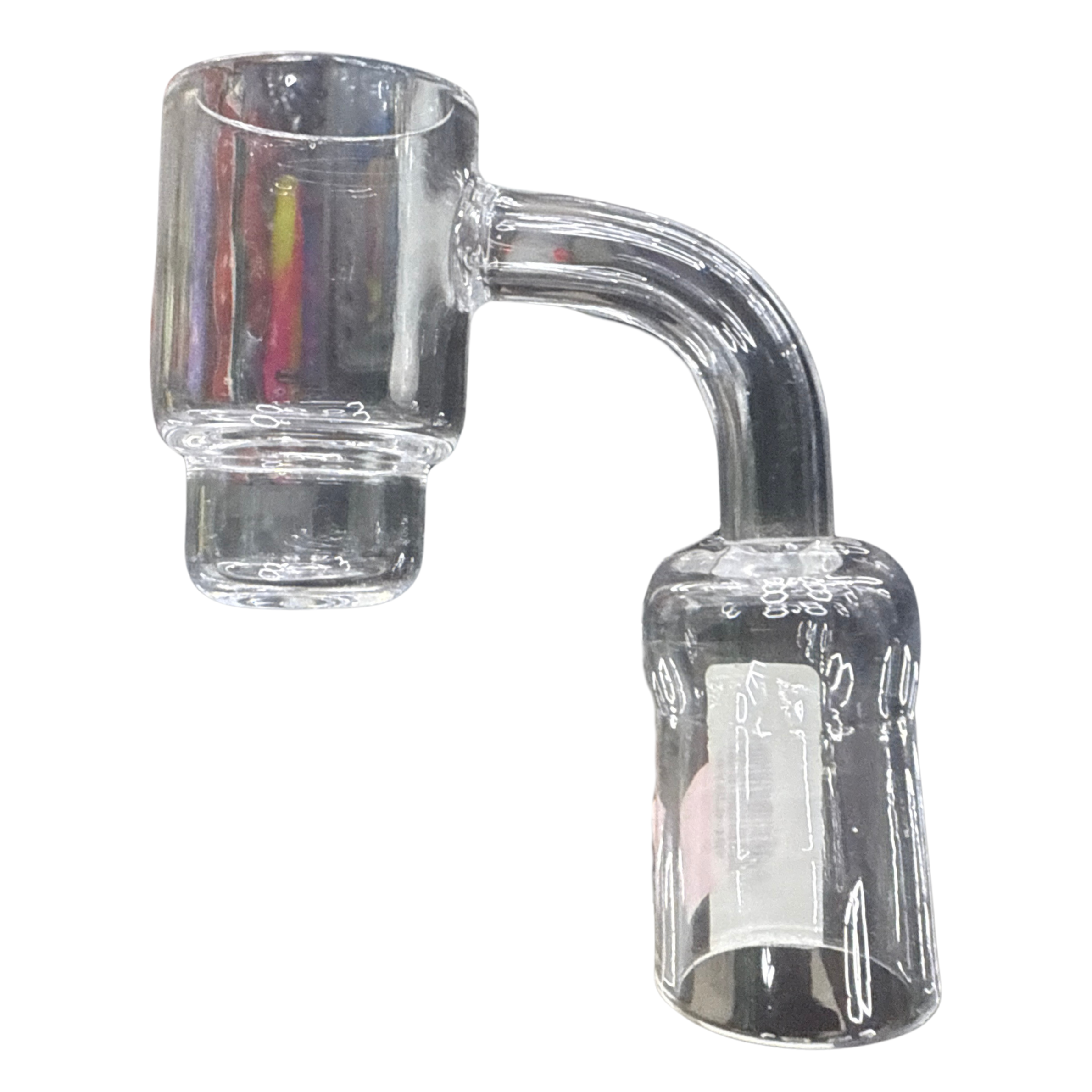 Quartz Terp Slurper Banger with Bottom Dish – 90° Female