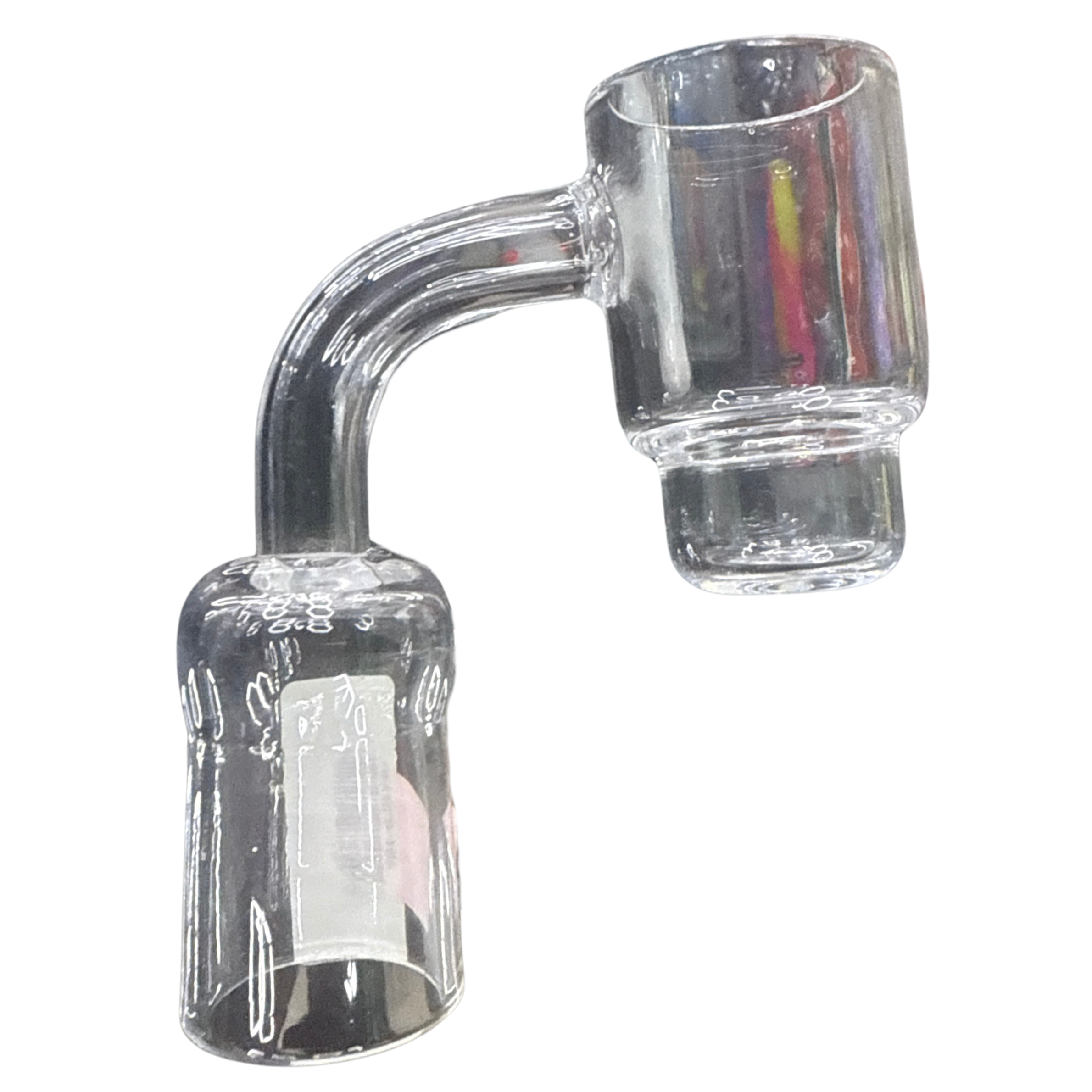 Quartz Terp Slurper Banger with Bottom Dish – 90° Female