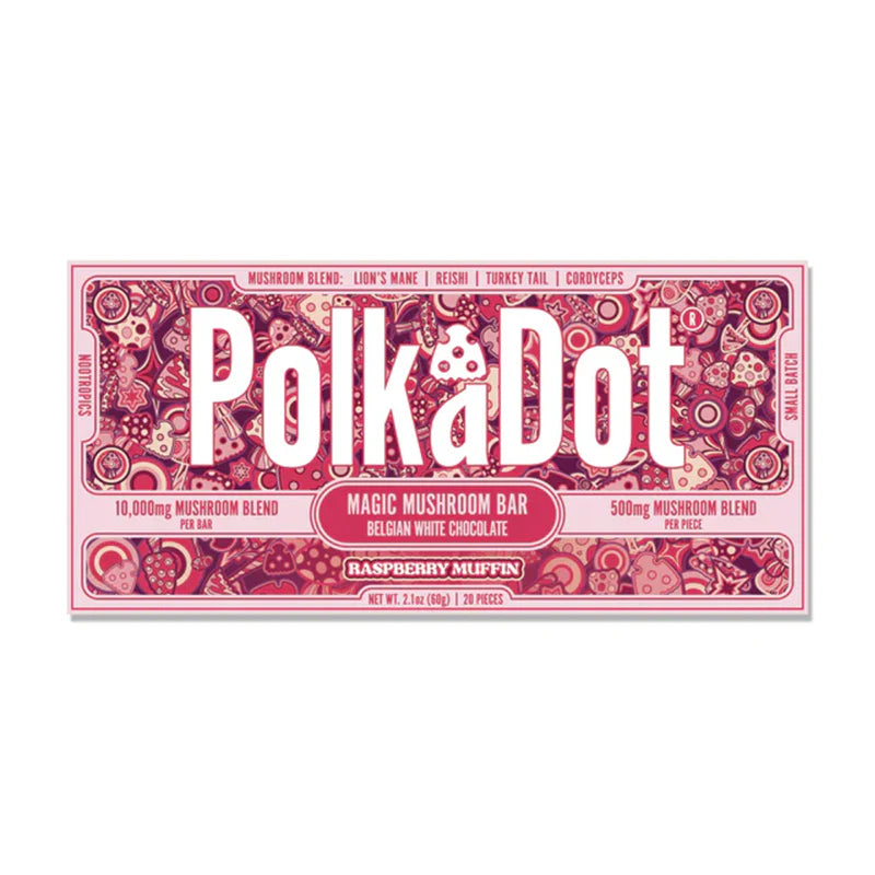 PolkaDot Mushroom Chocolate Bars