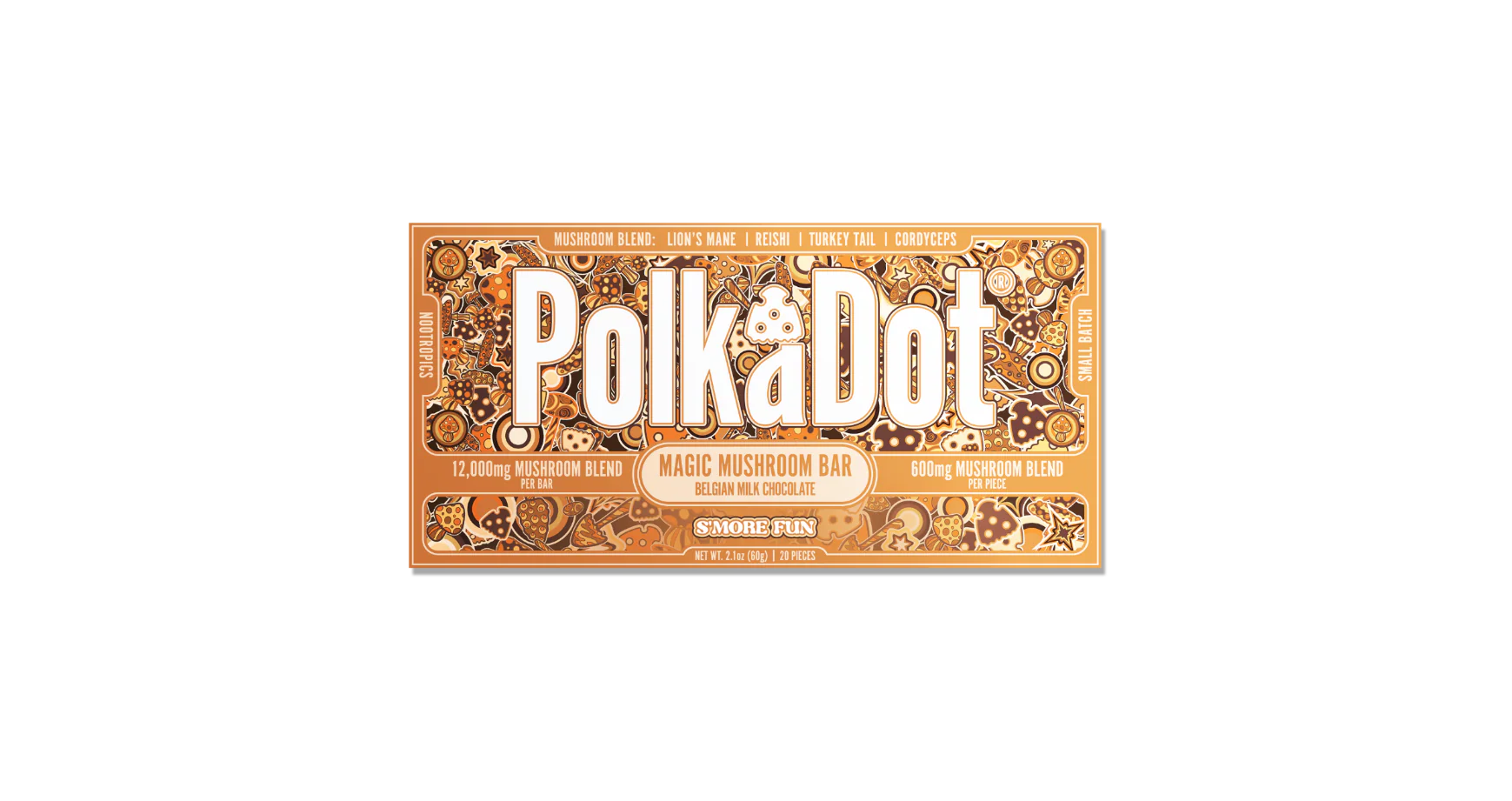 PolkaDot Mushroom Chocolate Bars