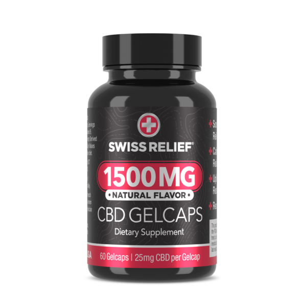 60 Count – CBD Gel Caps 25mg