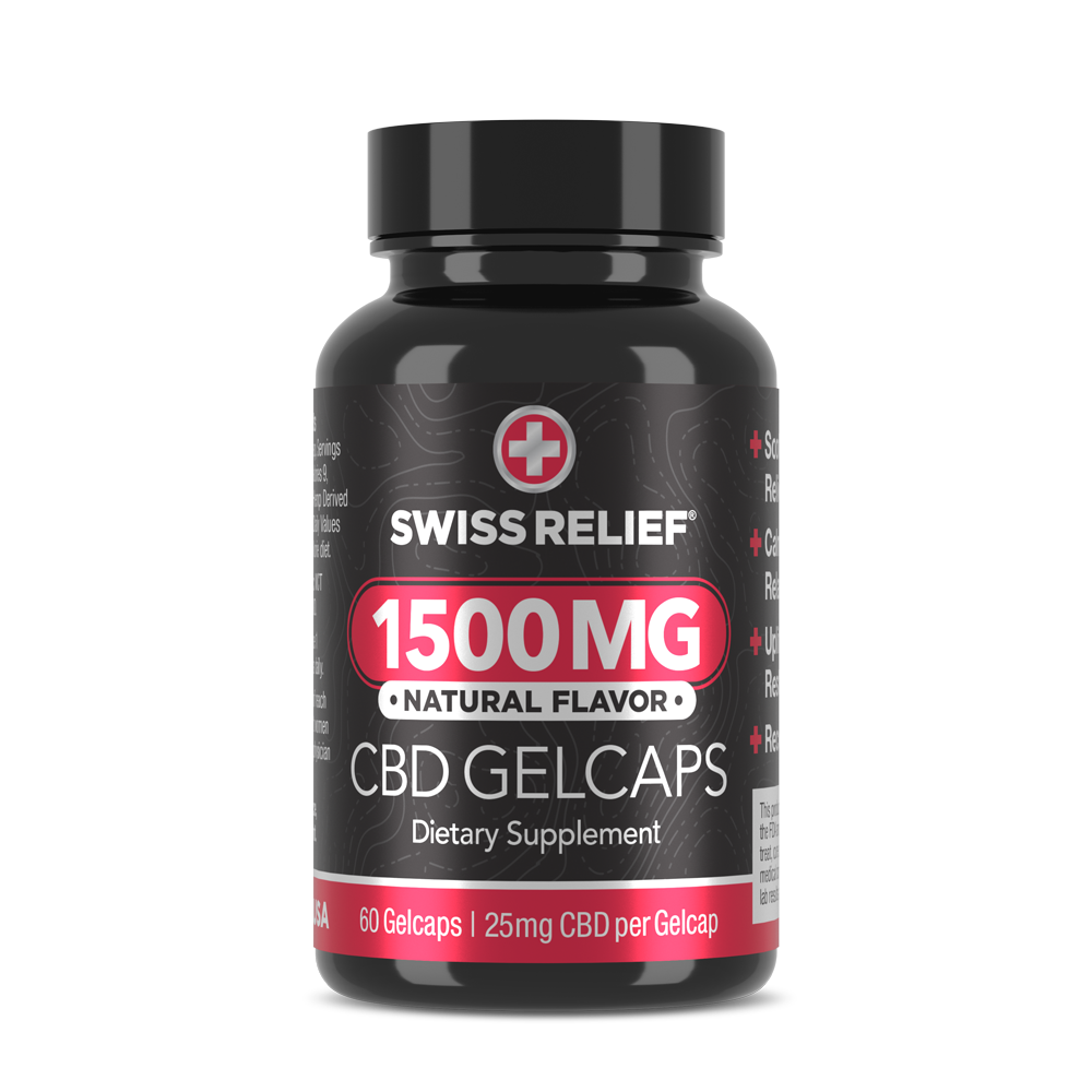 60 Count – CBD Gel Caps 25mg