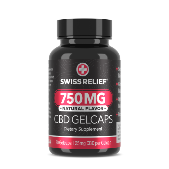 30 Count – CBD Gel Caps 25mg