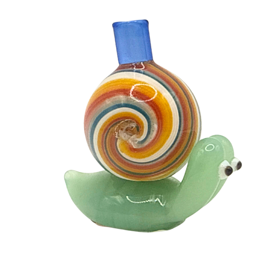 Slow & Steady Snail Glass Carb Cap
