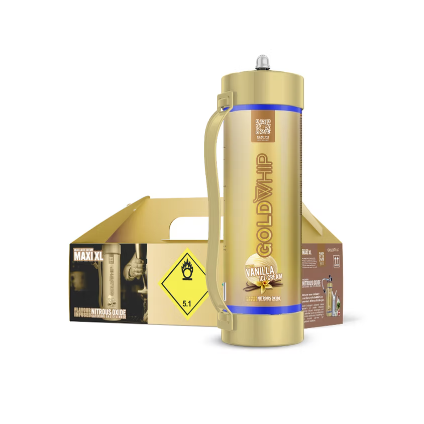 Gold Whip - 2000g N2O Tank Cream Charger