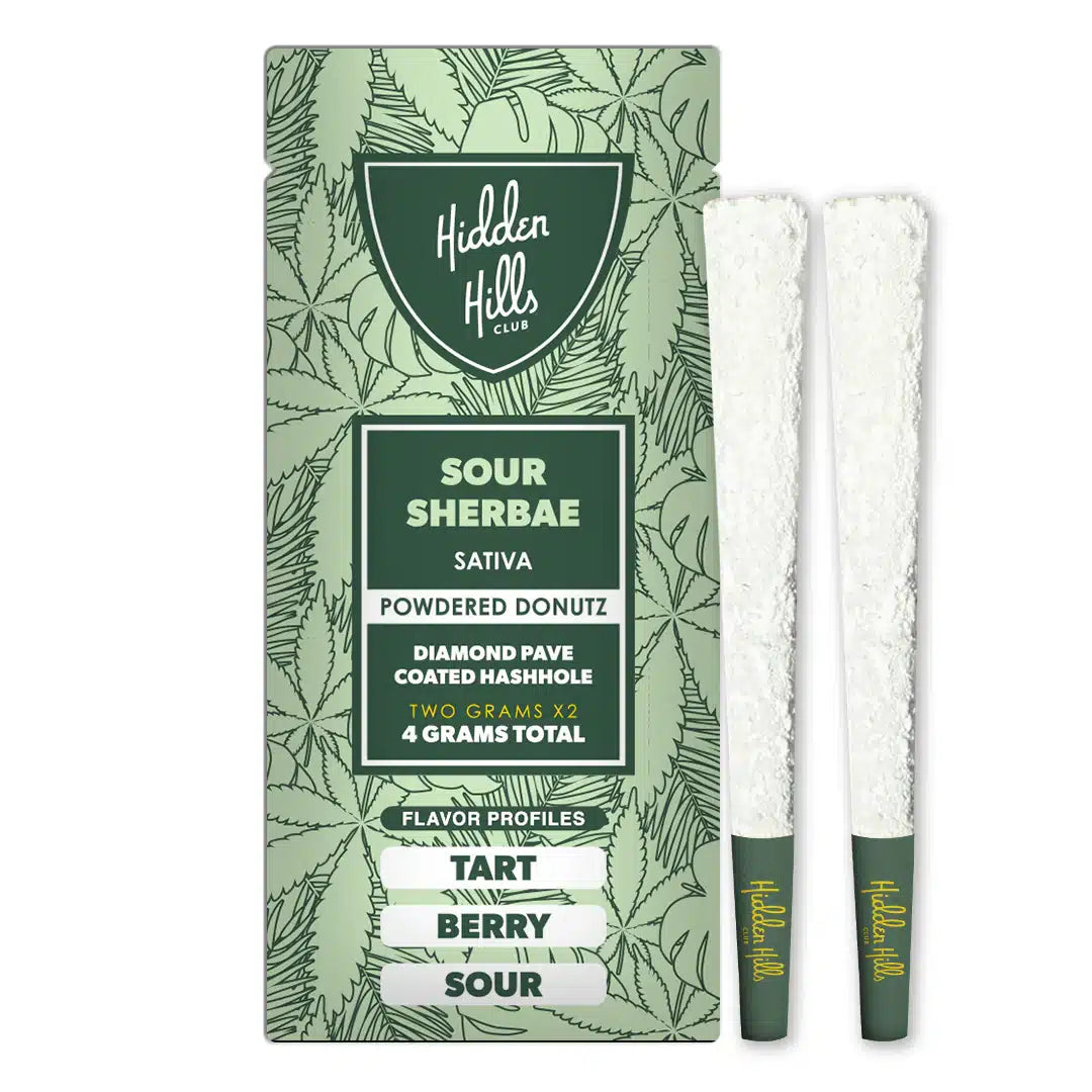 Hidden Hills 2G Powdered Donut Hash Hole Preroll (2ct)