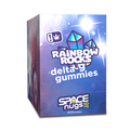 Space Nugs Delta 9 Rainbow Rock Candy Gummies 100mg- 10 Pack