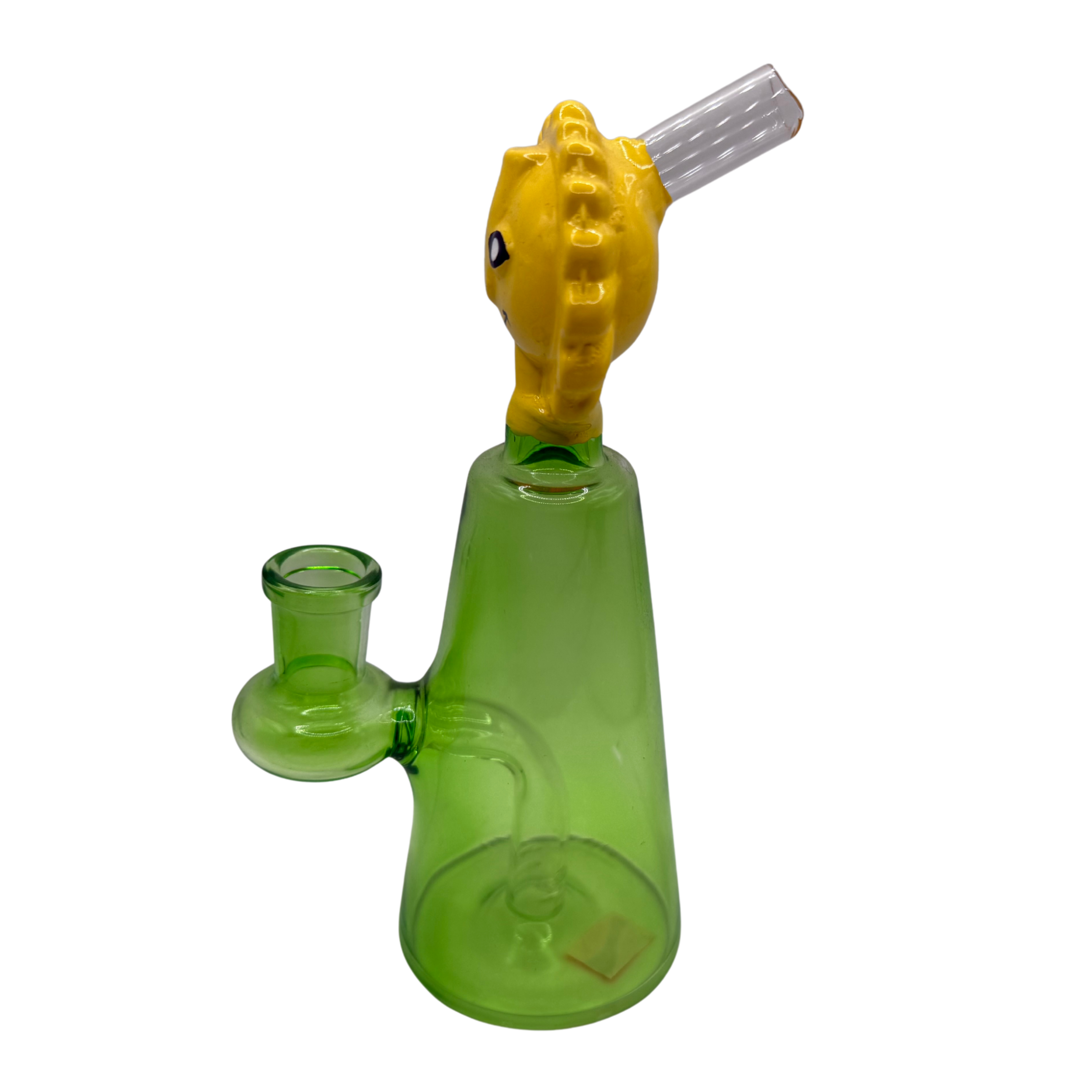 Sunny Side Glass Water Pipe – Green