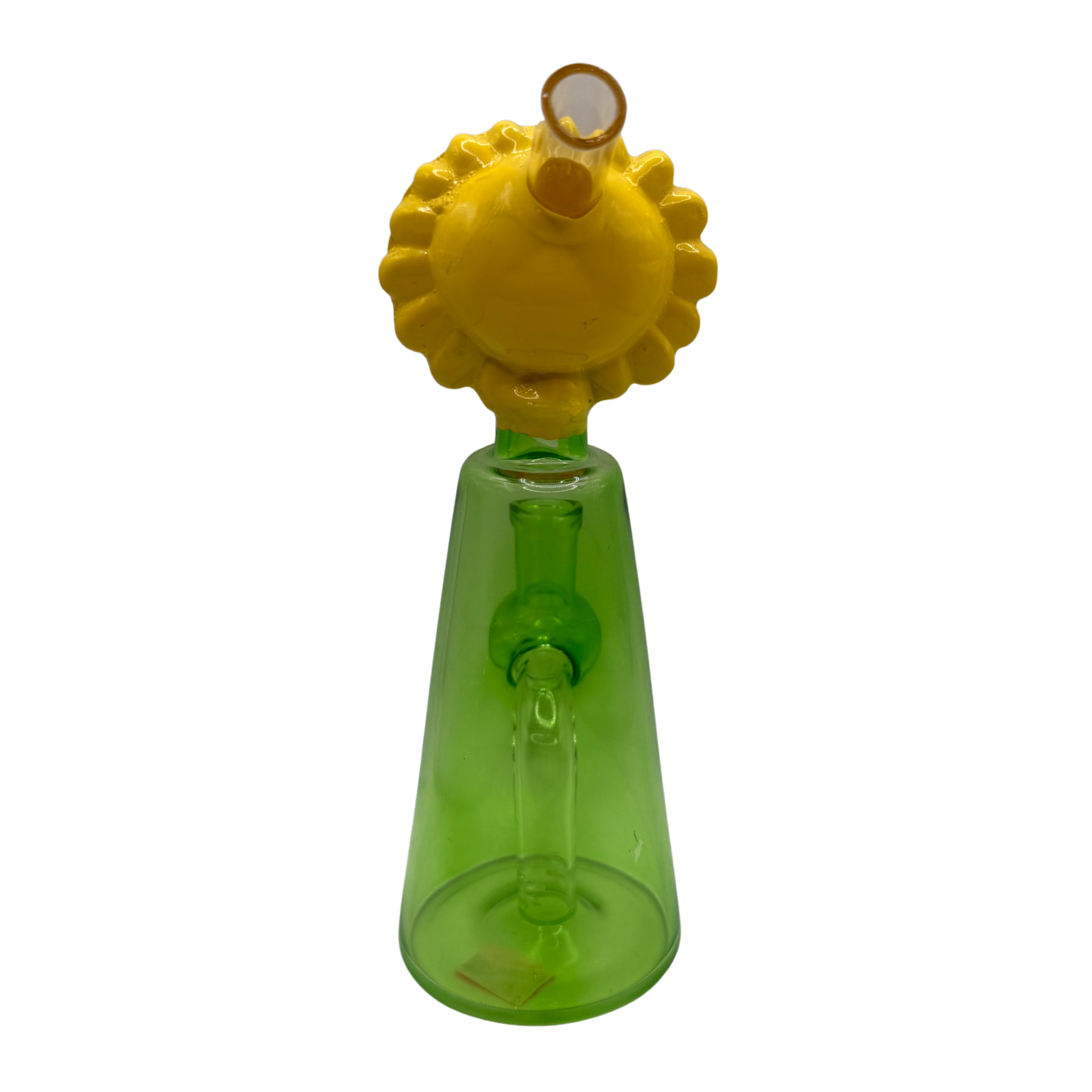 Sunny Side Glass Water Pipe – Green