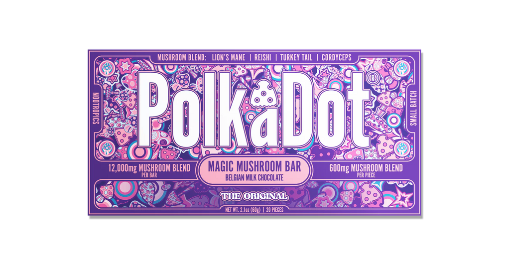 PolkaDot Mushroom Chocolate Bars