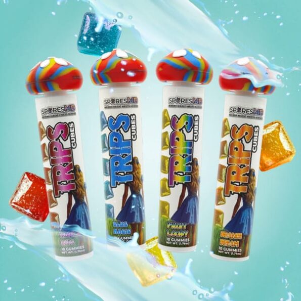 Trips Nootropics Gummies – Assorted Flavors – 12 pack