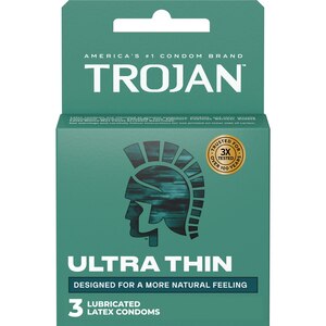Trojan Ultra-Thin Condoms (3ct)