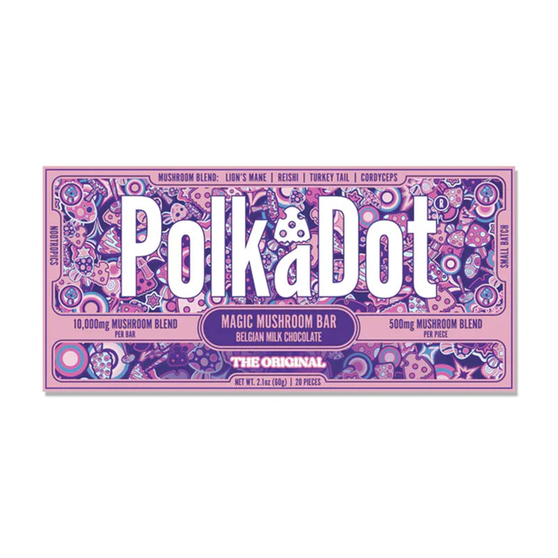 PolkaDot Mushroom Chocolate Bars