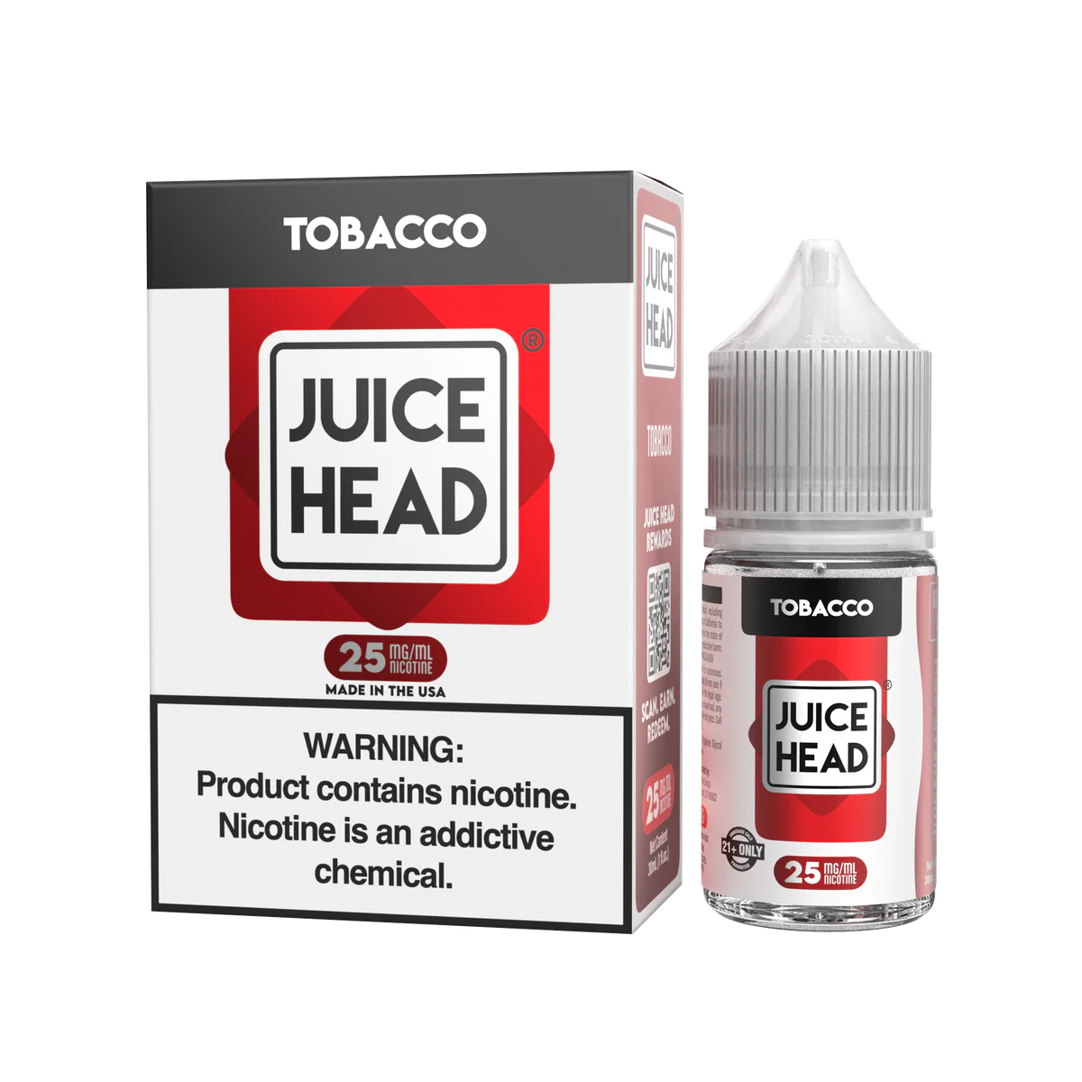 Juice Head Menthol & Tobacco Salts 30ml