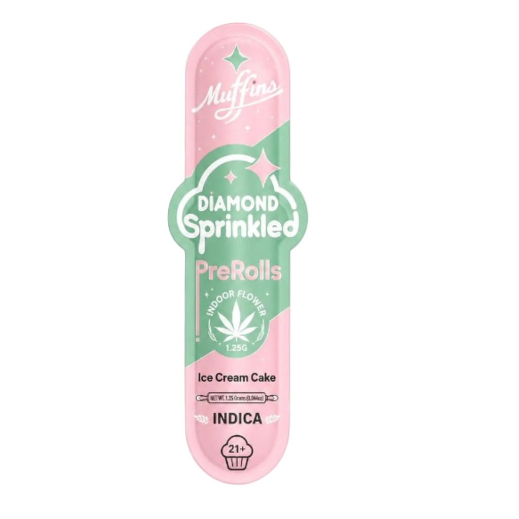 Muffins Diamond Sprinkled Prerolls 1.25G