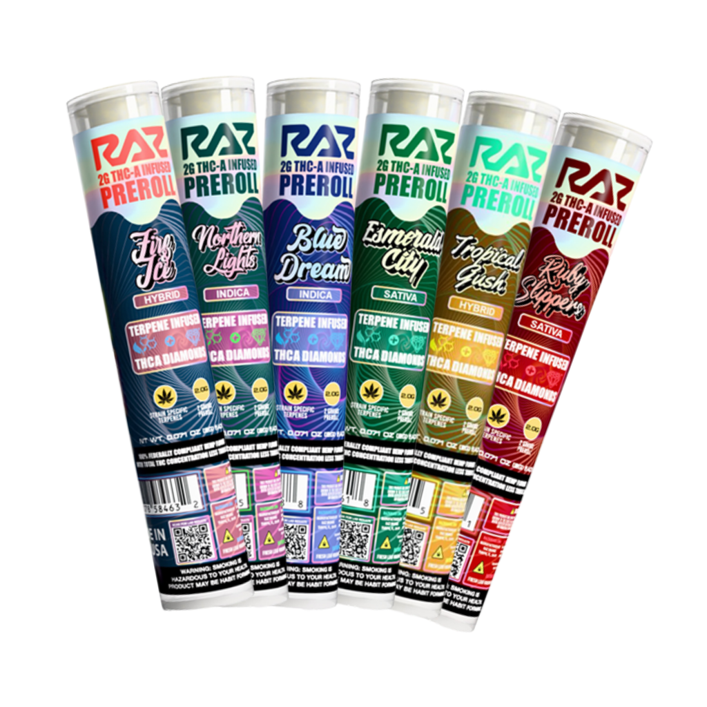 RAZ 2g THCA Diamond Infused Preroll