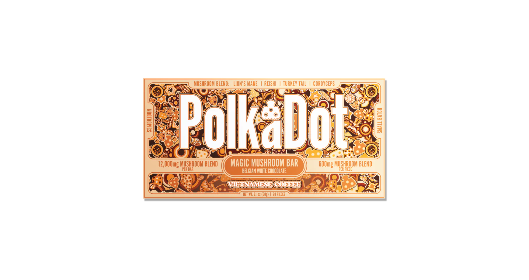 PolkaDot Mushroom Chocolate Bars