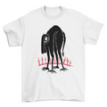 Cat demon monster halloween t-shirt