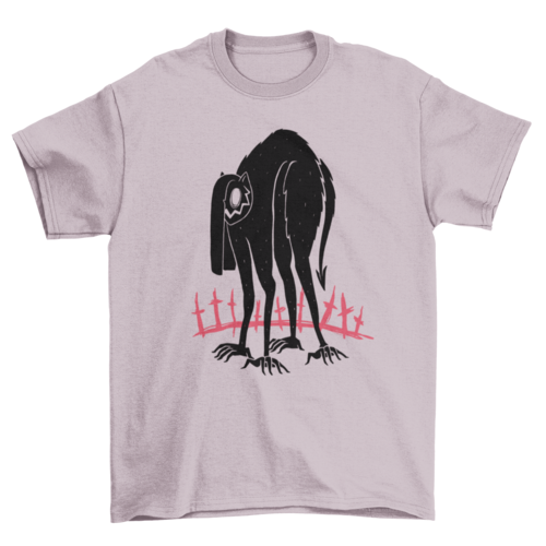 Cat demon monster halloween t-shirt