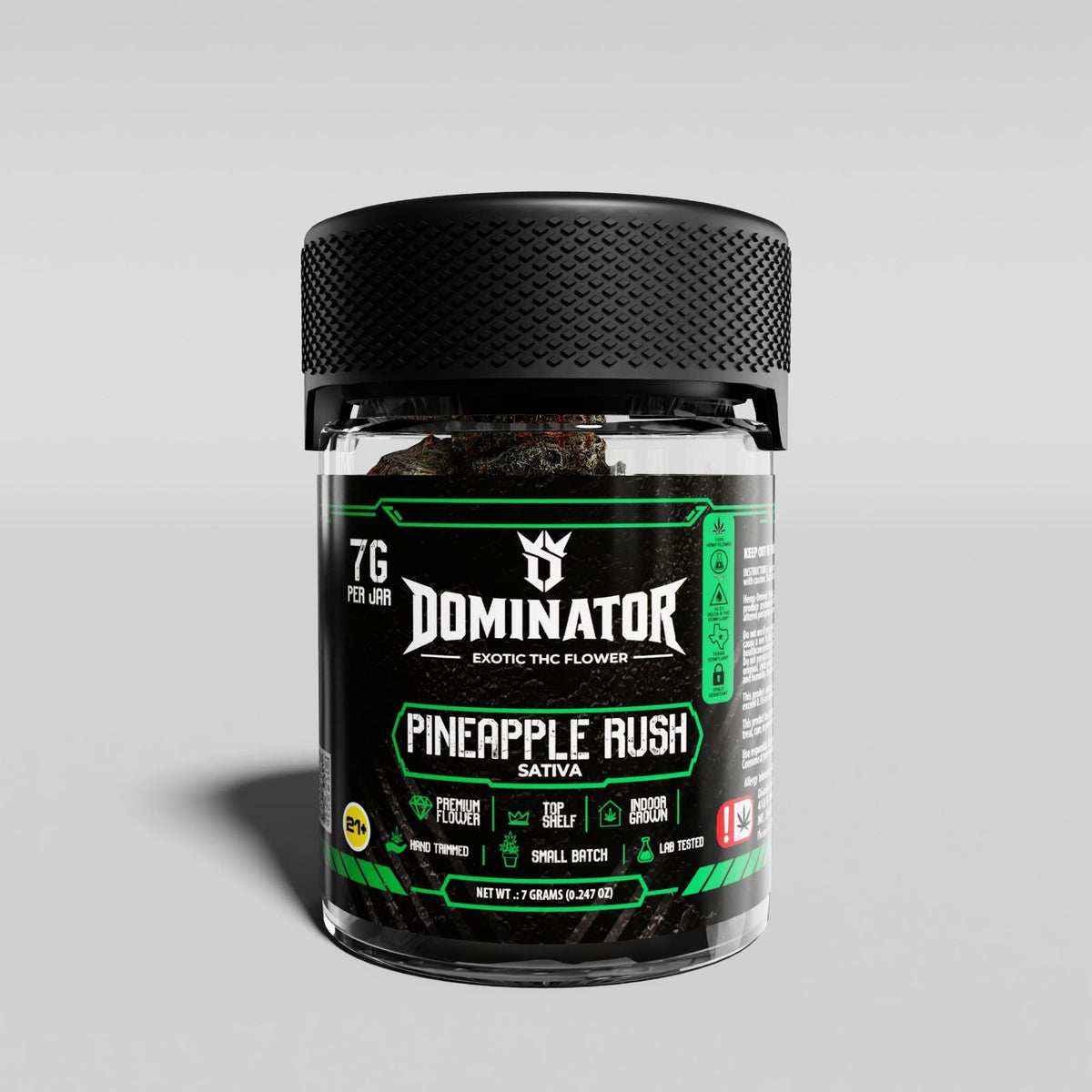 Dominator Exotic THC Flower – 7 g