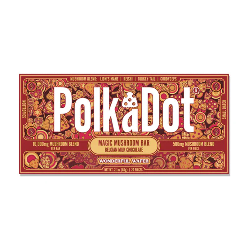 PolkaDot Mushroom Chocolate Bars