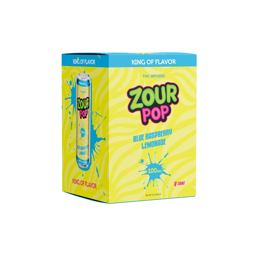 Zour Pop 100mg THC Drink