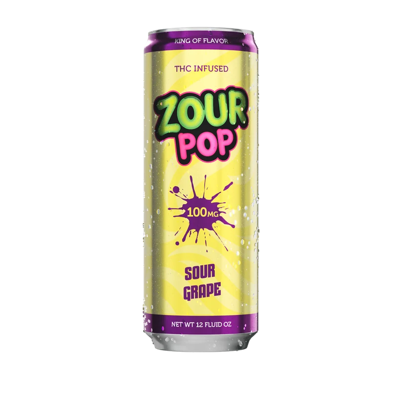 Zour Pop 100mg THC Drink