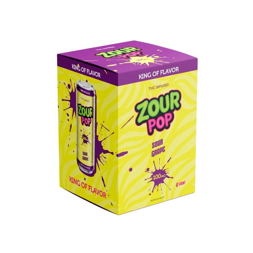 Zour Pop 100mg THC Drink