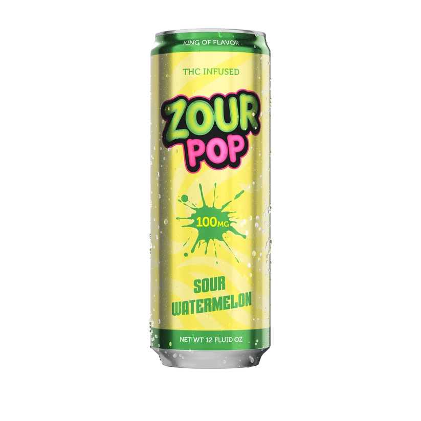 Zour Pop 100mg THC Drink