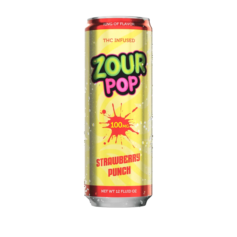 Zour Pop 100mg THC Drink