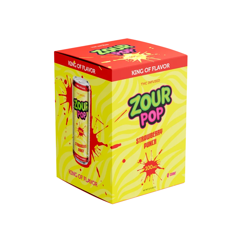 Zour Pop 100mg THC Drink