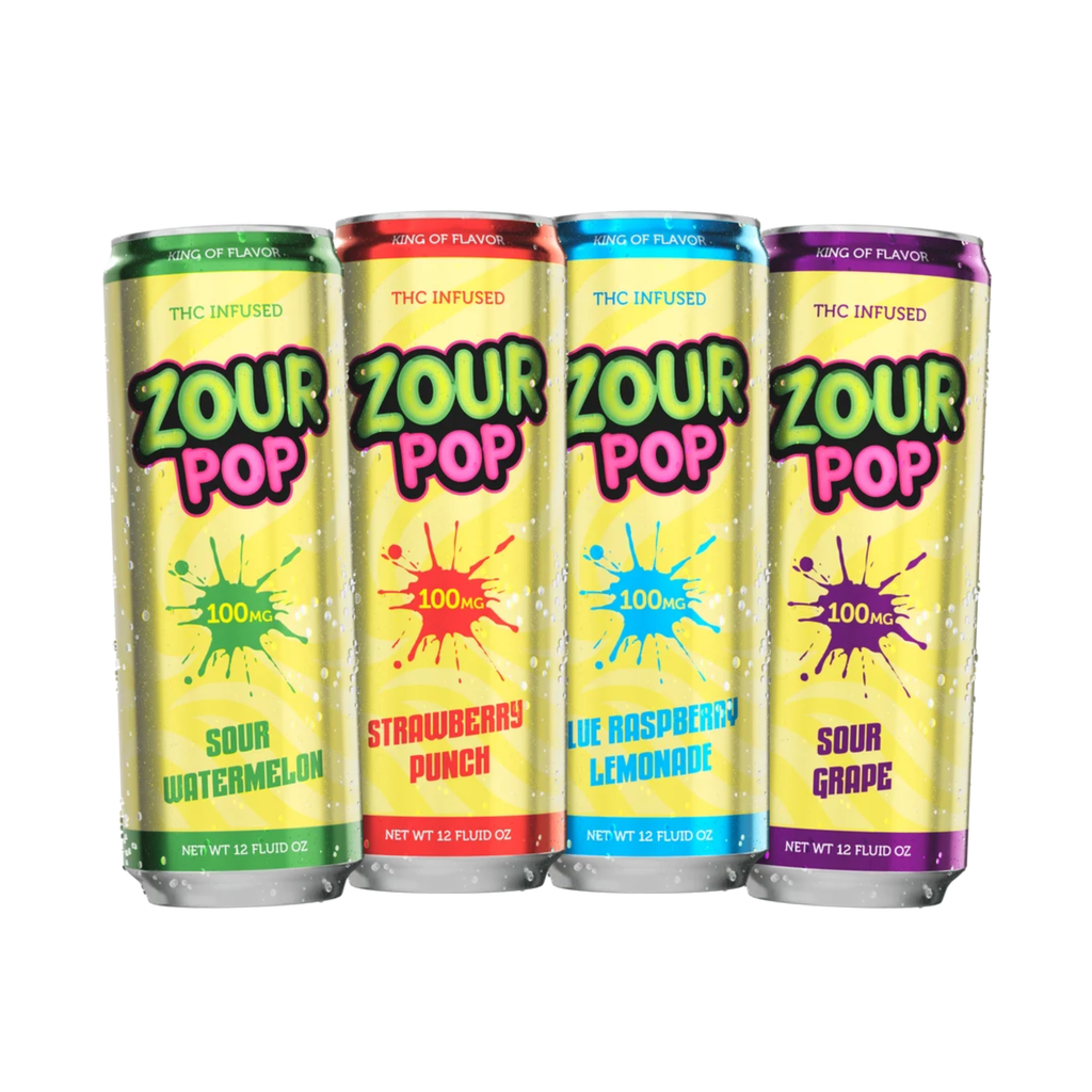 Zour Pop 100mg THC Drink