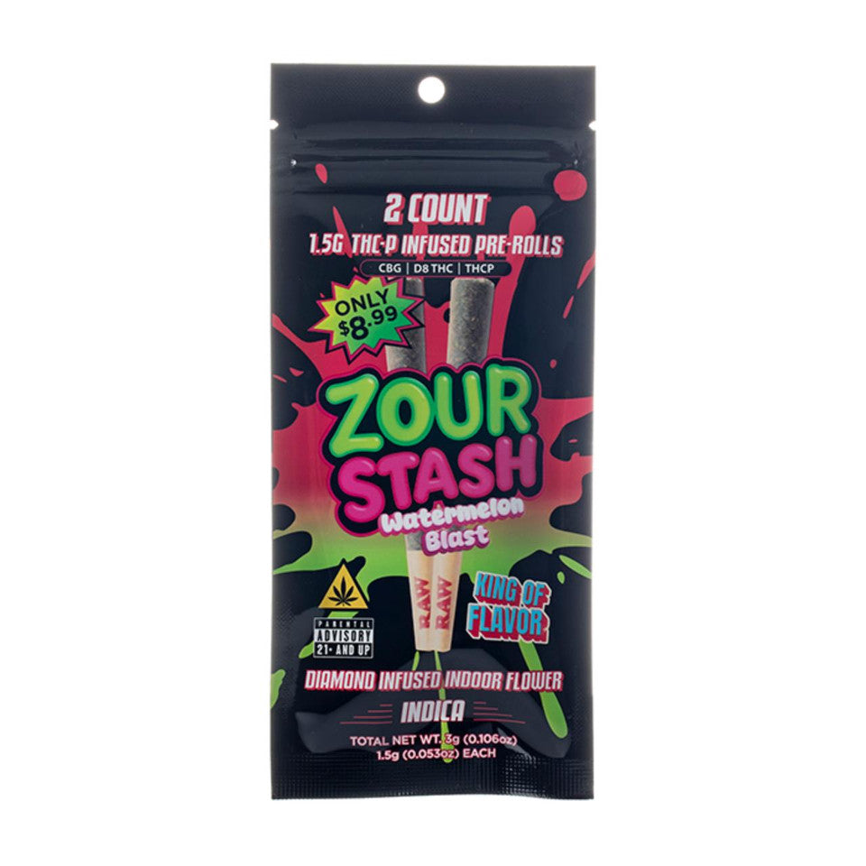 Zour Stash 2pk 1.5g Pre-Rolls