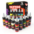 DQFART 14-Color 15ml Tattoo Ink Set